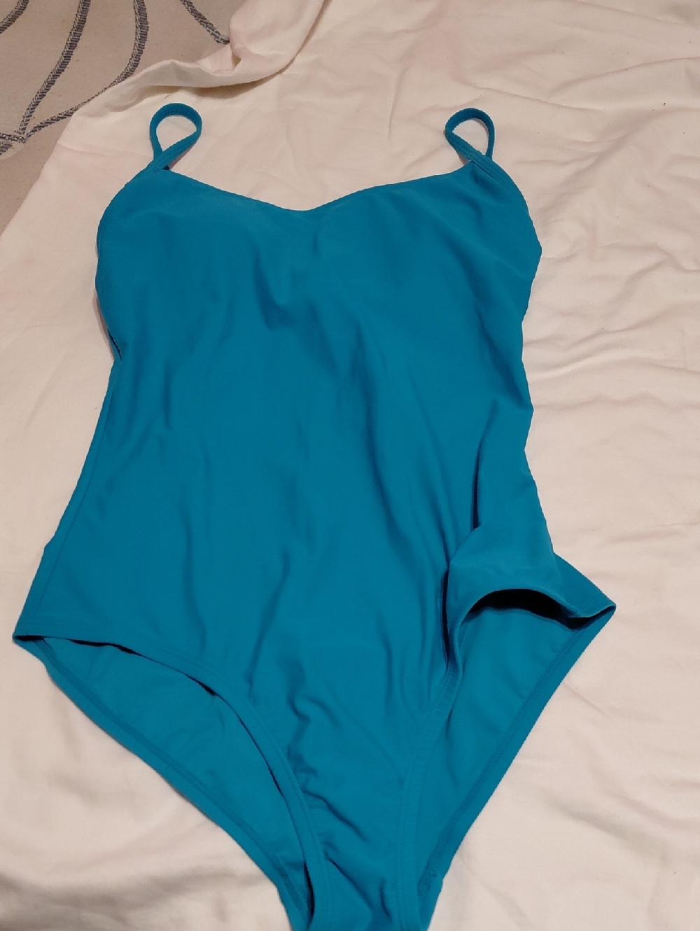 Catalina Teal Slim-Strap One-Piece Swimsuit